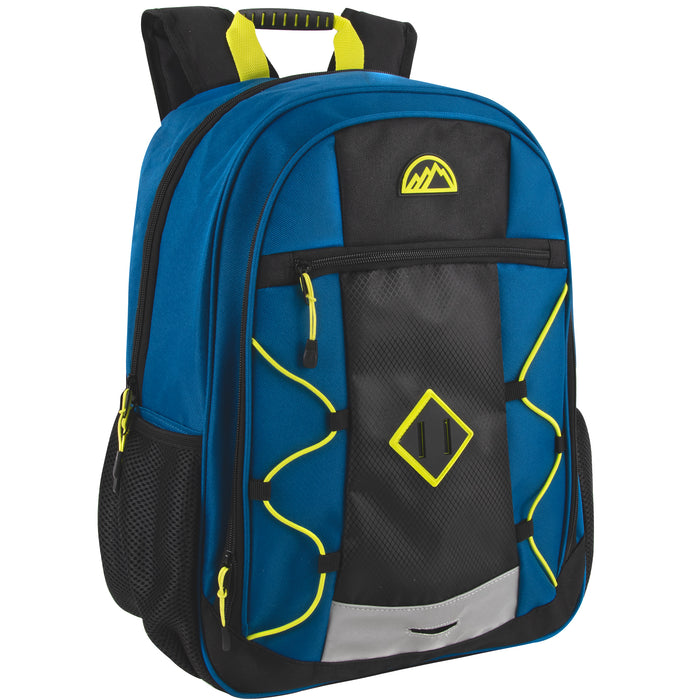 4318_1_700x700 18" Bungee Blue Backpack with Laptop Section - Image 1