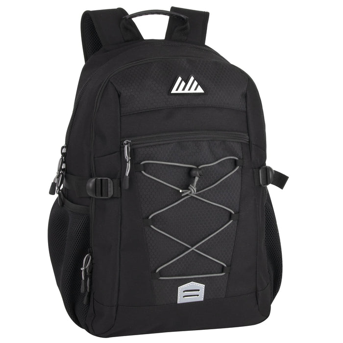 7064_1_700x700 19" Bungee Jacquard Backpack with Padded Laptop Section - Image 1